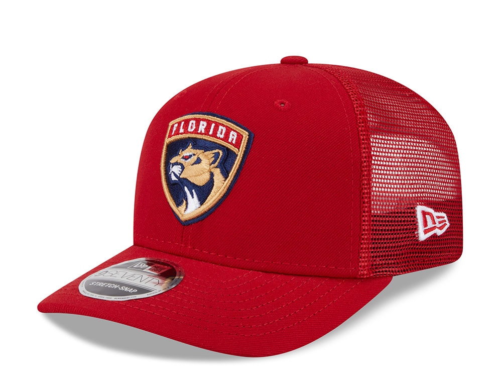 New Era Florida Panthers Red Edition 9Seventy Trucker Snapback Cap