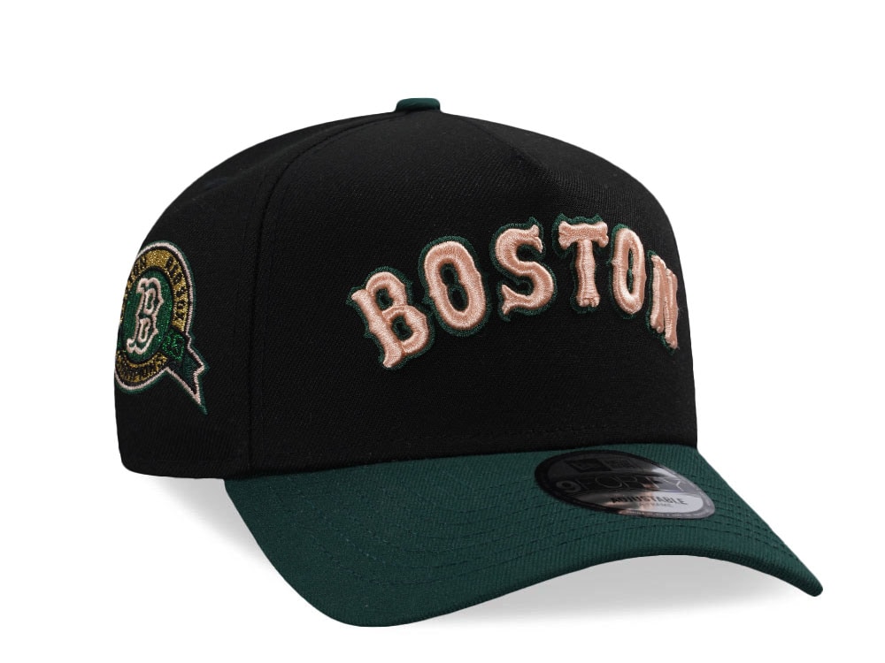 New Era Boston Red Sox World Series 2013 Champions Black Two Tone Edition 9Forty A Frame Snapback Cap