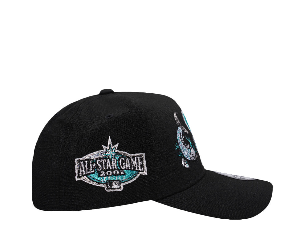 New Era Seattle Mariners All Star Game 2001 Koi Black Prime Edition 9Forty A Frame Snapback Cap
