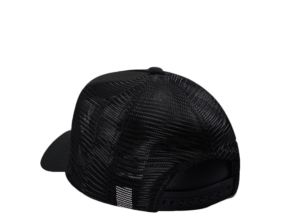 New Era Toronto Maple Leafs Black Prime Edition 9Forty A Frame Trucker Snapback Cap