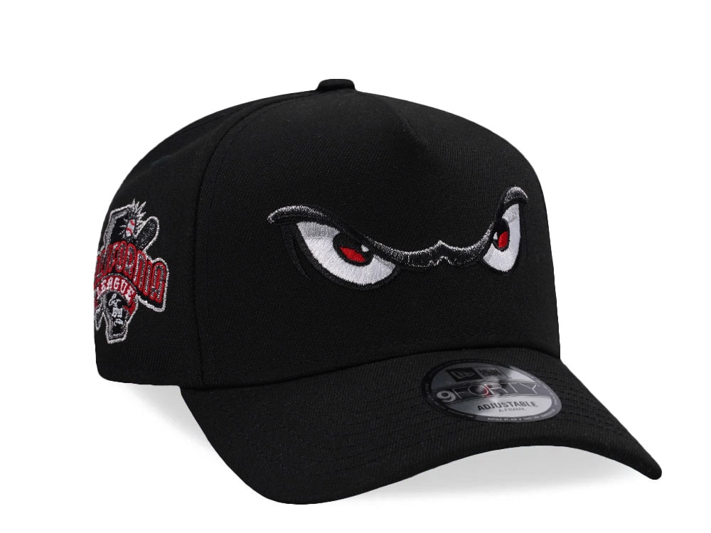 New Era Lake Elsinore Storm California League Black Prime Edition 9Forty A Frame Snapback Cap