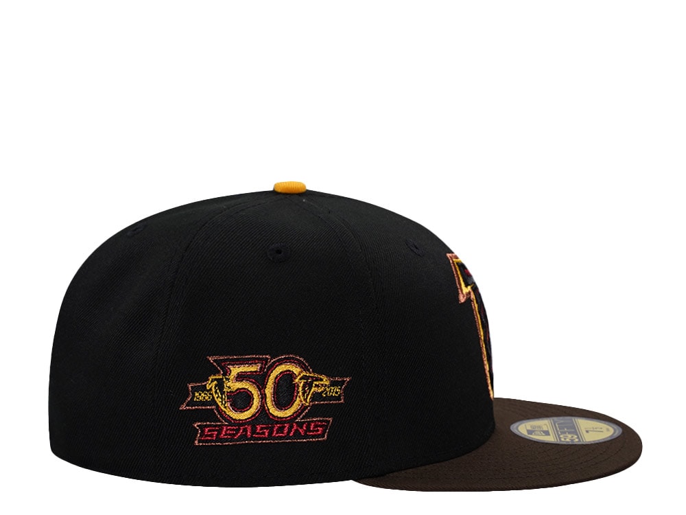 New Era Atlanta Falcons 50th Anniversary Black Two Tone Edition 59Fifty Fitted Cap