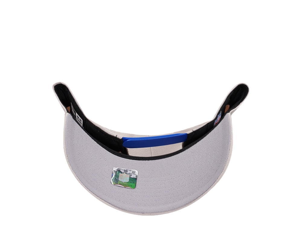 New Era Los Angeles Rams Script Stone White Edition 9Forty A Frame Snapback Cap