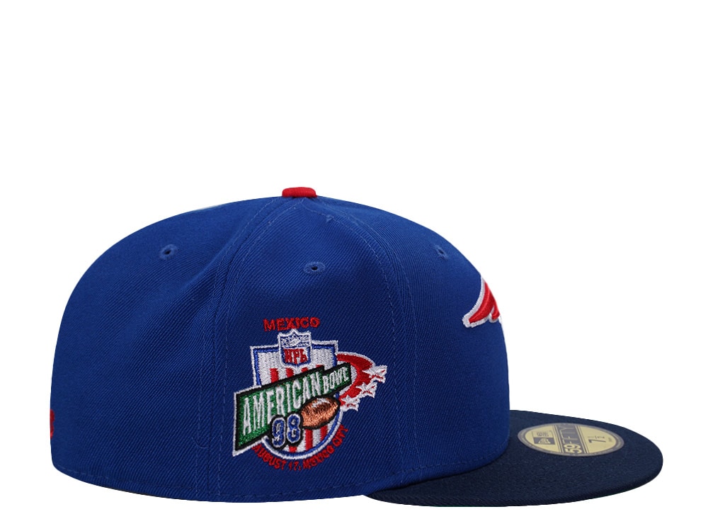 New Era New England Patriots American Bowl 1998 Blue Two Tone Edition 59Fifty Fitted Cap