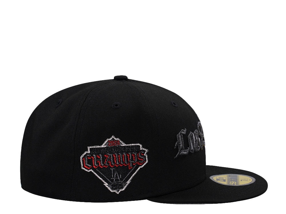 New Era Los Angeles Dodgers 24x World Series Champion Black Prime Edition 59Fifty Fitted Cap