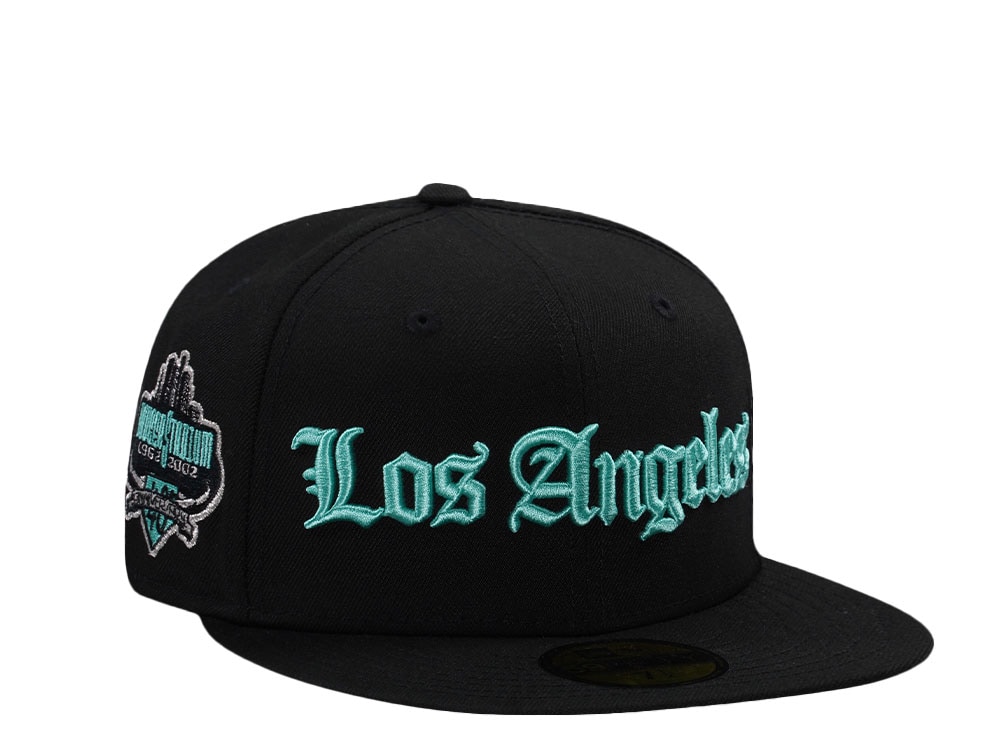 New Era Los Angeles Dodgers 40th Anniversary Mint Black Prime Edition 59Fifty Fitted Cap