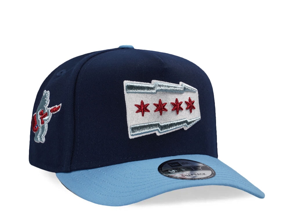 New Era Chicago Cubs Ocean Two Tone Edition 9Fifty A Frame Snapback Cap