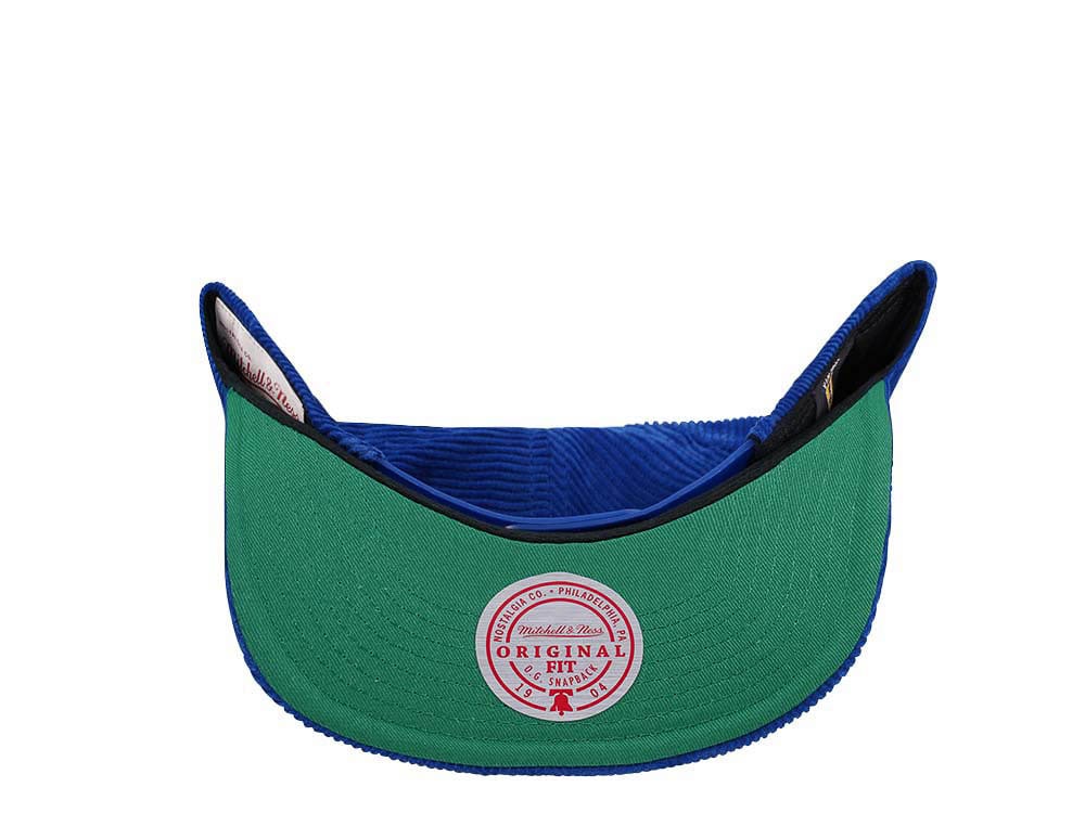 Mitchell & Ness Washington Capitals Blue Cord Vintage Snapback Cap