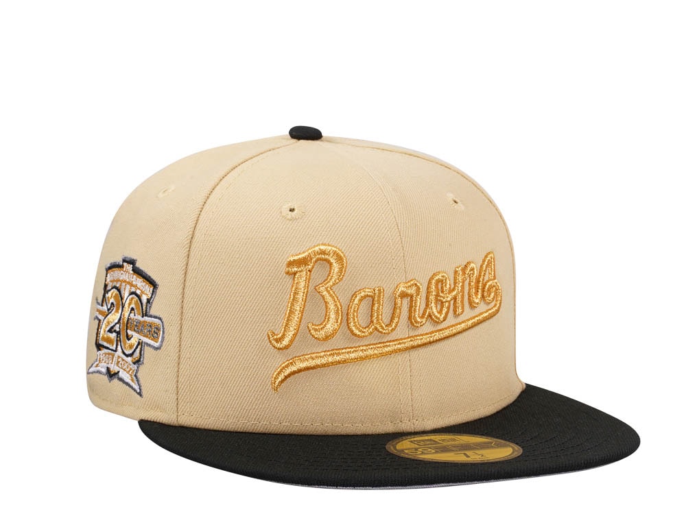 New Era Birmingham Barons 20th Anniversary Vegas Gold Two Tone 