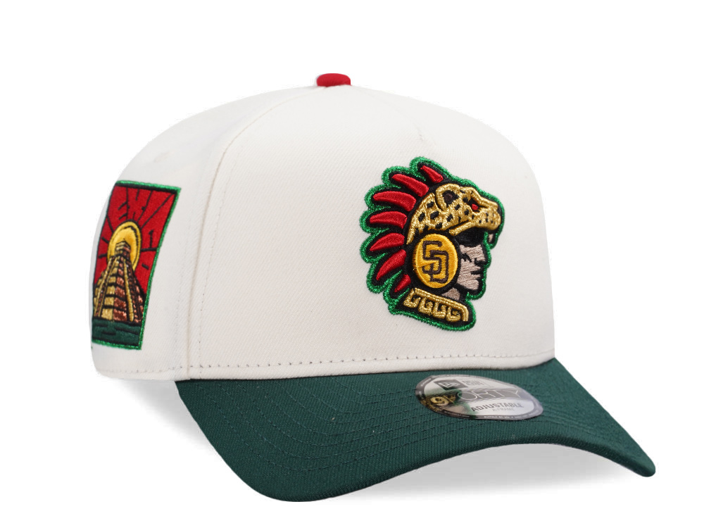 New Era San Diego Padres Warrior Chrome Two Tone Edition 9Forty A Frame Snapback Cap