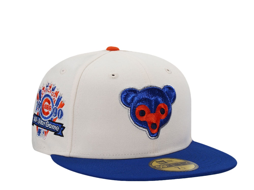 New Era Chicago Cubs All Star Game 1990 Chrome Two Tone Edition 59Fifty Fitted Cap