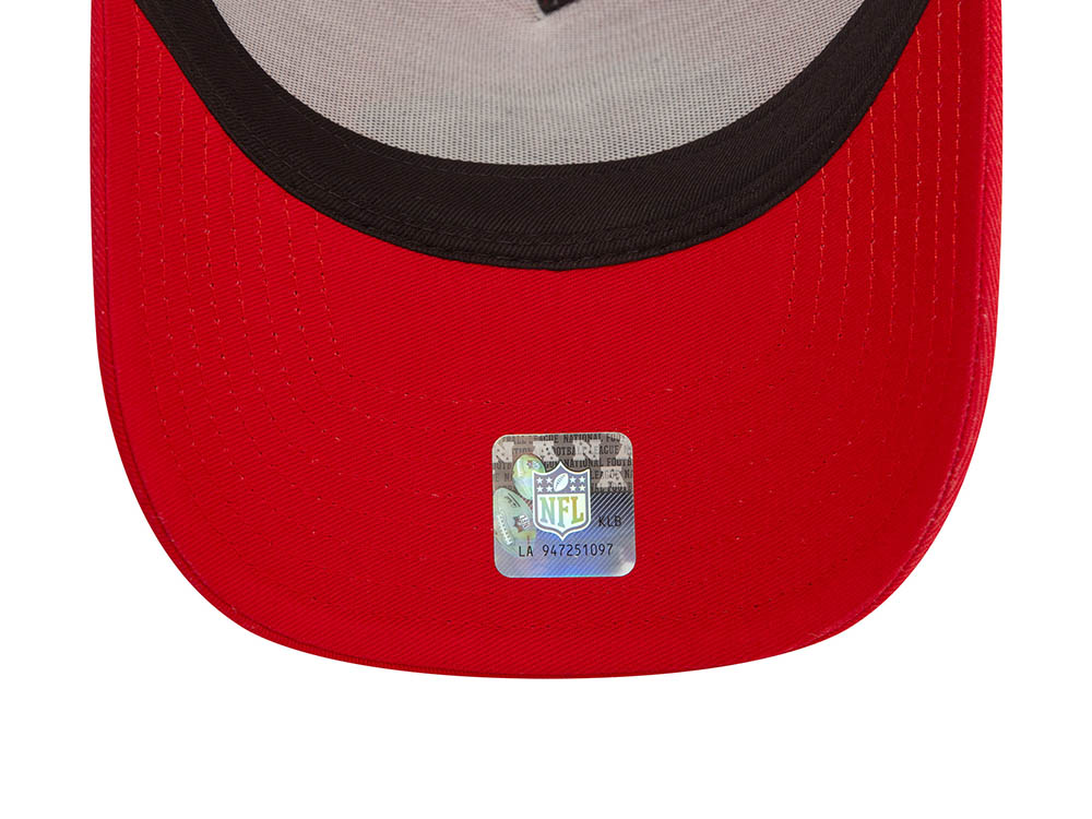 New Era Kansas City Chiefs Red A Frame Snapback Cap