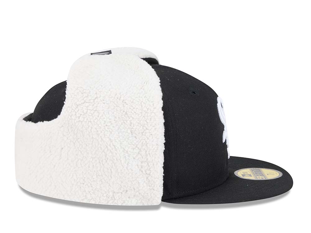 New Era Chicago White Sox Classic Black 59Fifty Dogear Fitted Cap