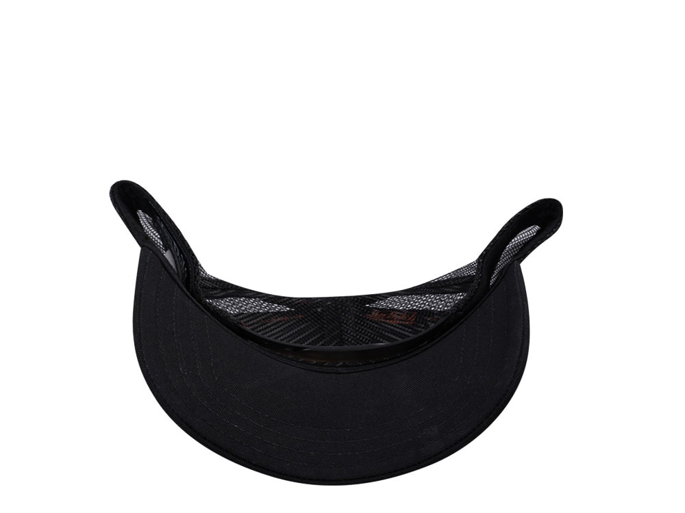 Von Dutch Oval Patch All Black Kids Edition Trucker Snapback Cap