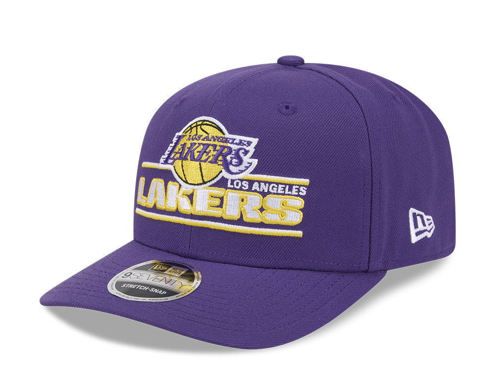 New Era Los Angeles Lakers Stated Edition 9Seventy Stretch Snapback Cap