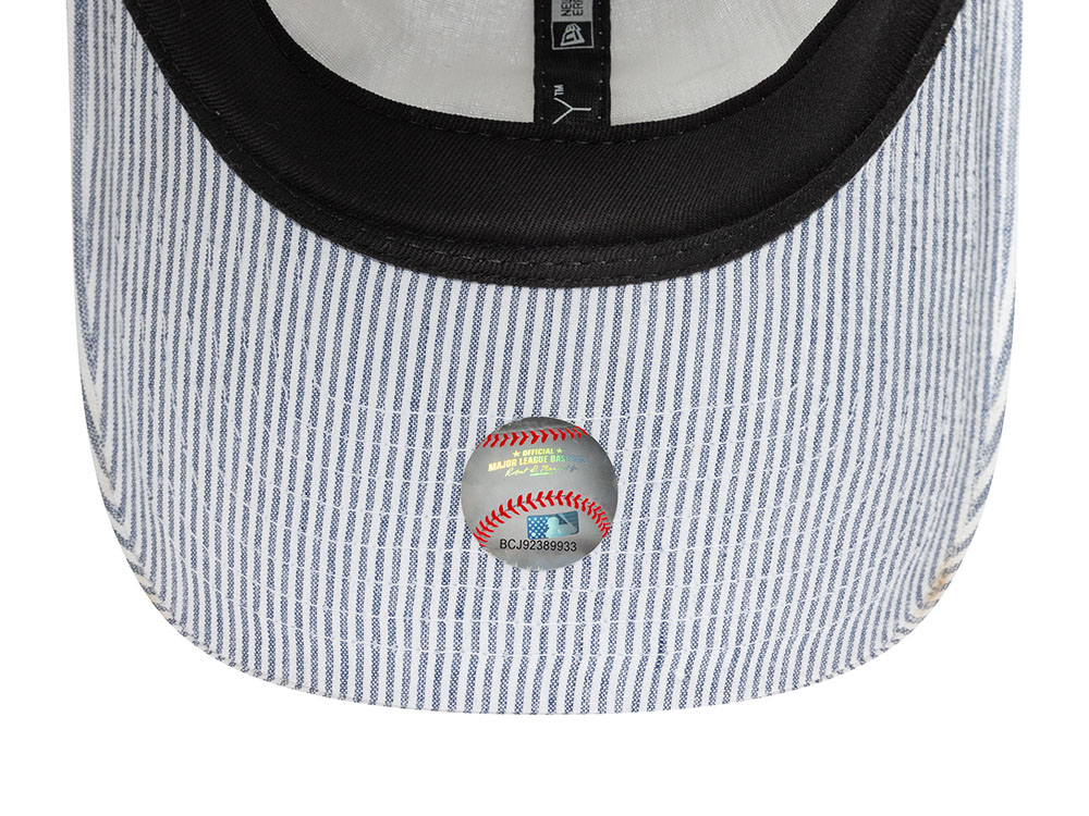 New Era New York Yankees Seersucker Navy  9Twenty Strapback Cap