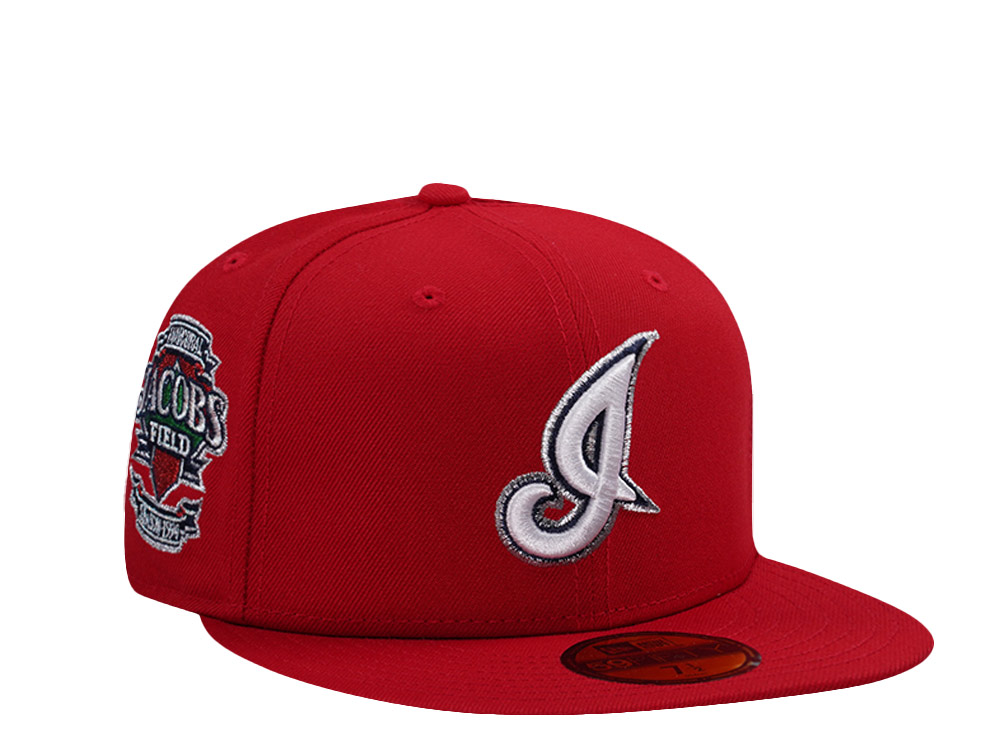 New Era Cleveland Indians Jacobs Field Scarlet Prime Edition 59Fifty Fitted Cap