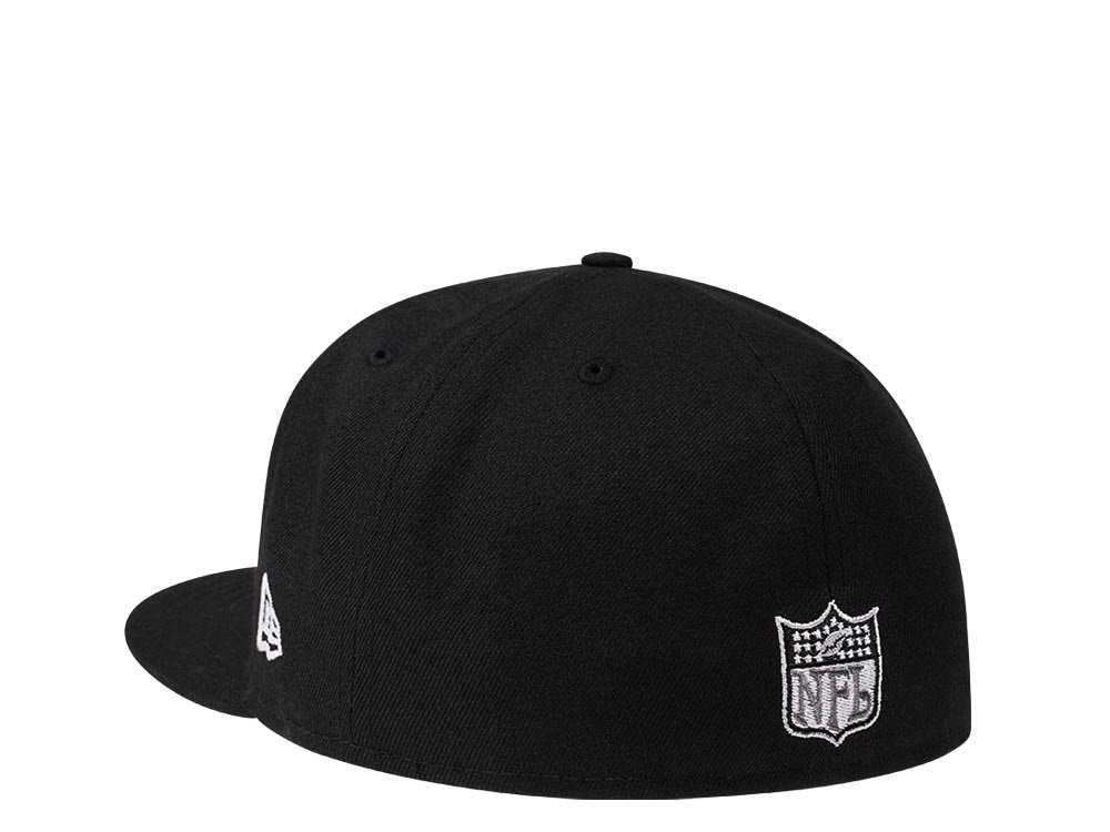 New Era Philadelphia Eagles Throwback Steel Black Edition 59Fifty Fitted Cap