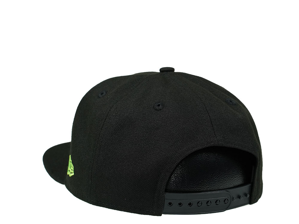 New Era Seattle Seahawks Green on Black Edition 9Fifty Snapback Cap
