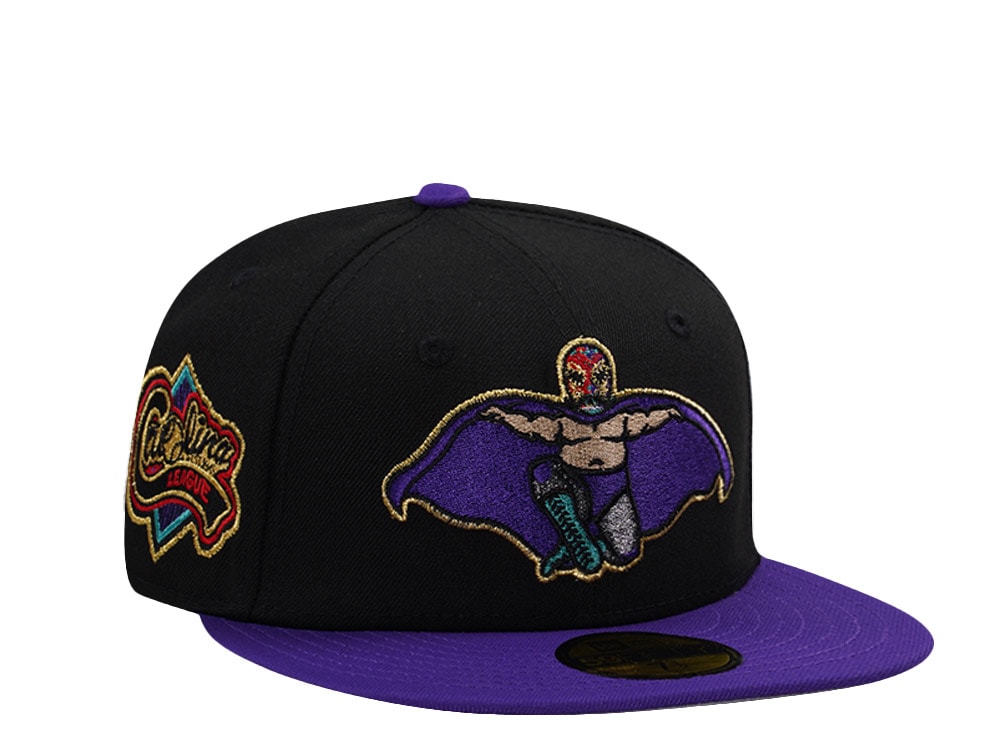 New Era Lynchburg Hill Cats Carolina League Black Prime Edition 59Fifty Fitted Cap