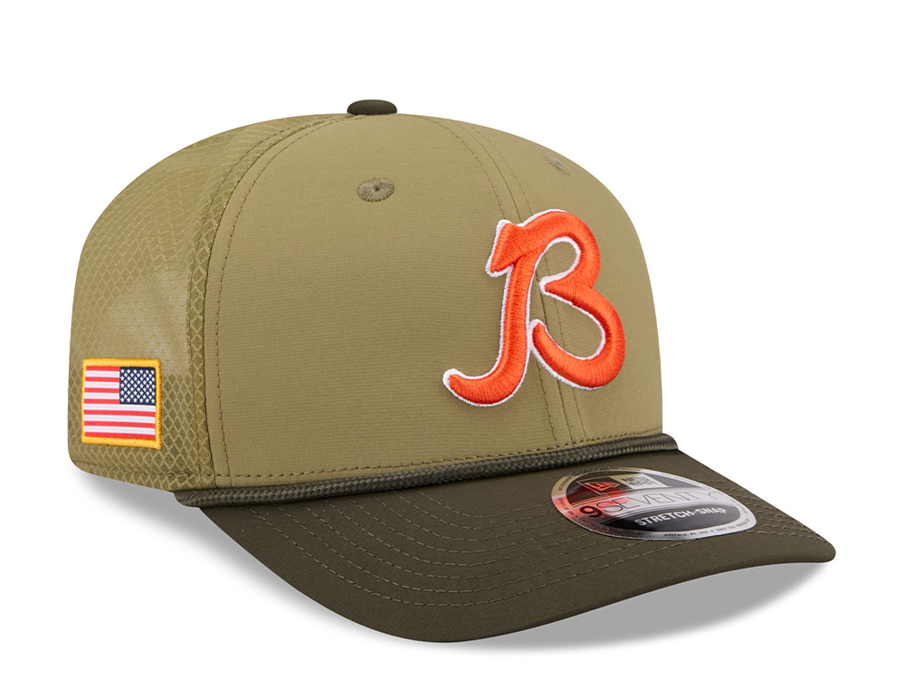 New Era Chicago Bears Salute To Service 2025 9Seventy Snapback Cap