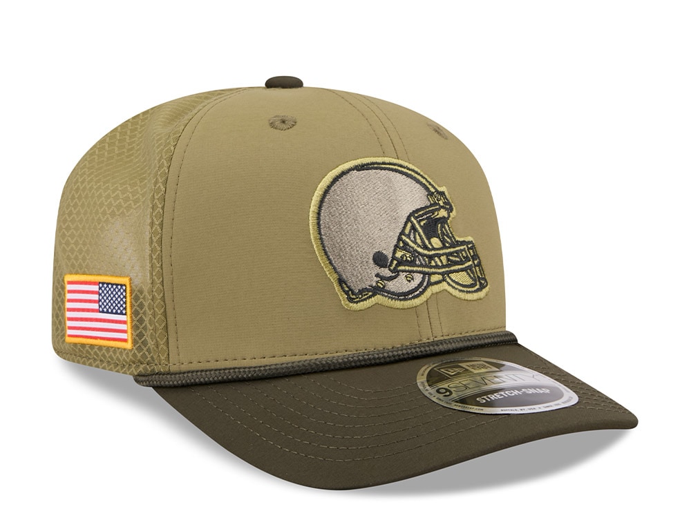 New Era Cleveland Browns Salute To Service 2025 9Seventy Snapback Cap