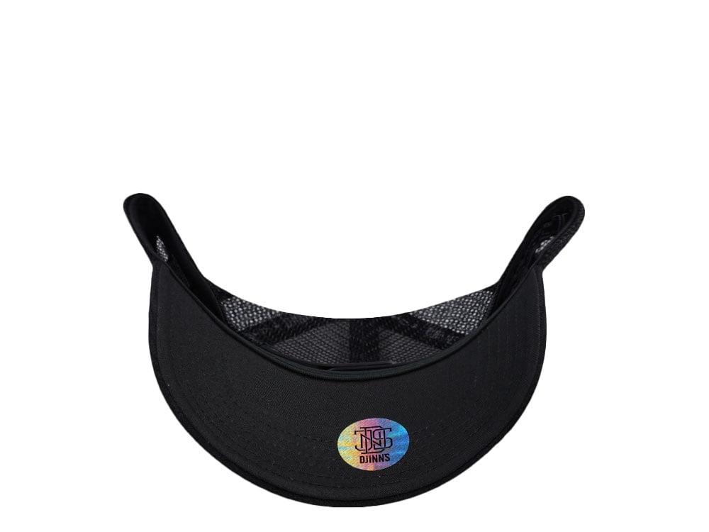Djinns Do Nothing Club Wafflemelange Black Trucker Snapback Cap