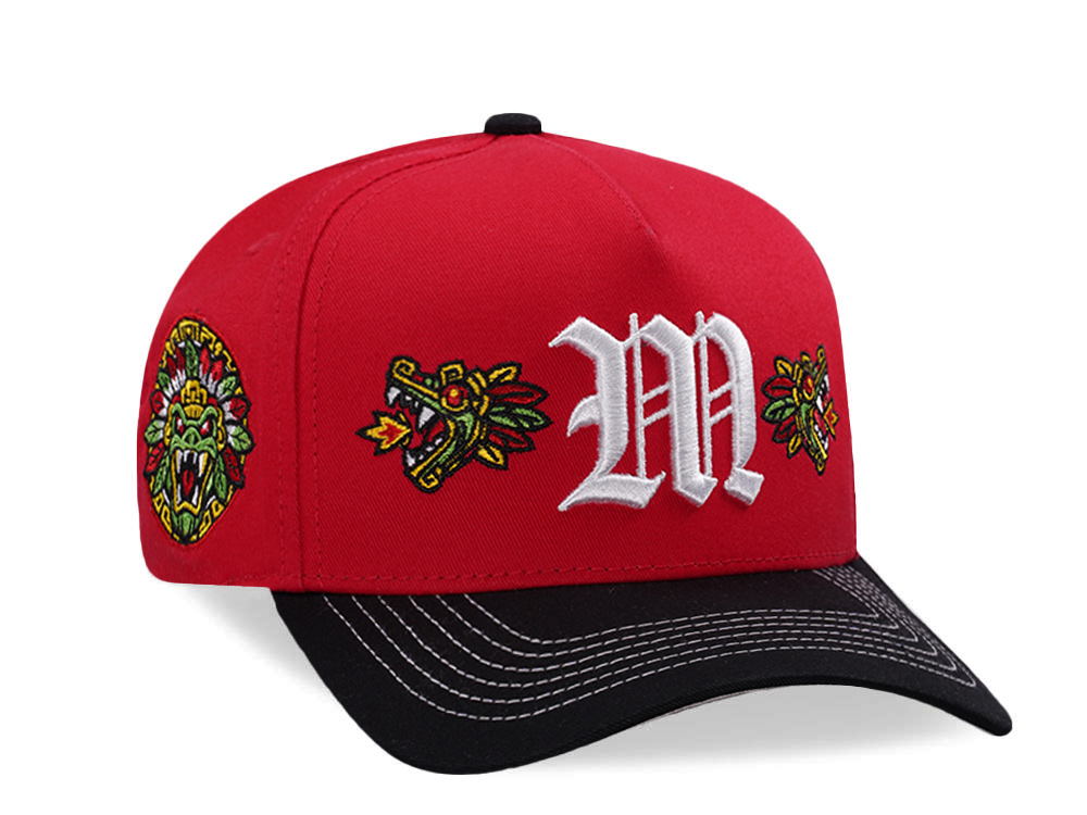 Parallel Union Mexico Dragon Red Two Tone Edition Snapback Cap