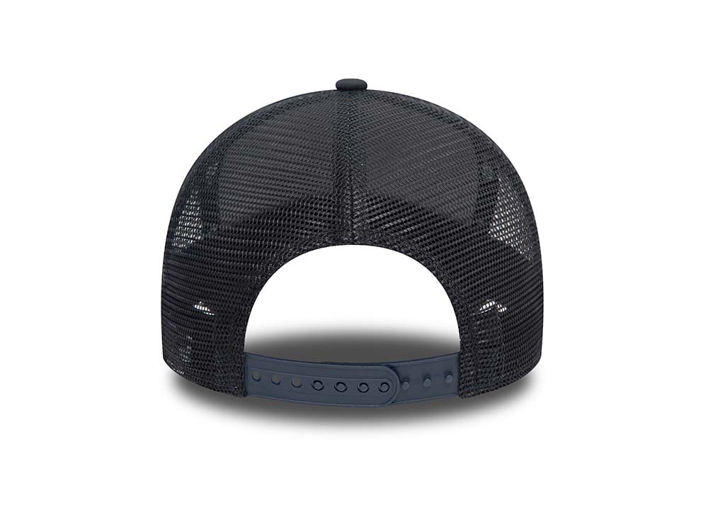 New Era Manchester United Black A Frame Trucker Snapback Cap