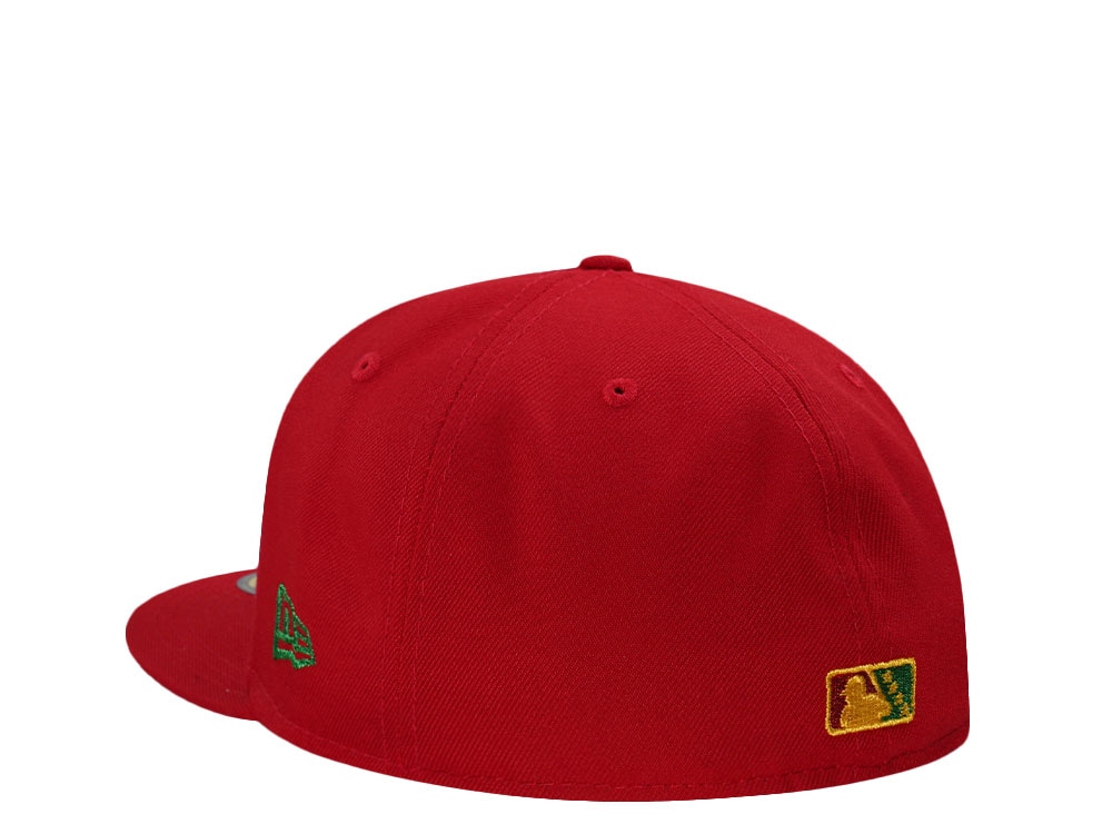 New Era Michigan Battle Cats Midwest League Red Prime Edition 59Fifty Fitted Cap