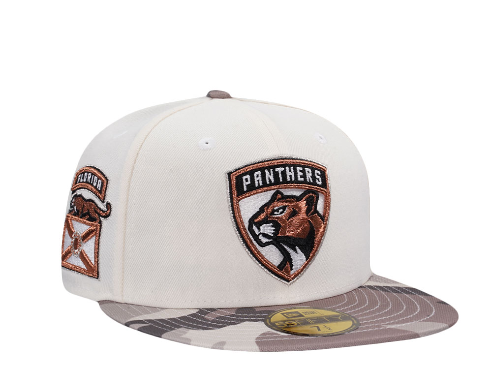 New Era Florida Panthers Flag Chrome Camo Edition 59Fifty Fitted Cap