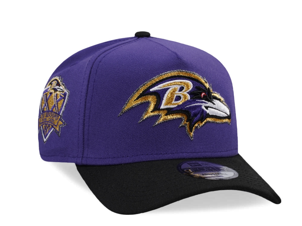New Era Baltimore Ravens 20 Seasons Purple Two Tone Edition 9Forty A Frame Snapback Cap
