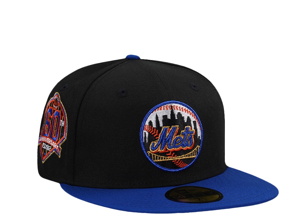 New Era New York Mets 60th Anniversary Royal Blue Two Tone Edition 59Fifty Fitted Cap