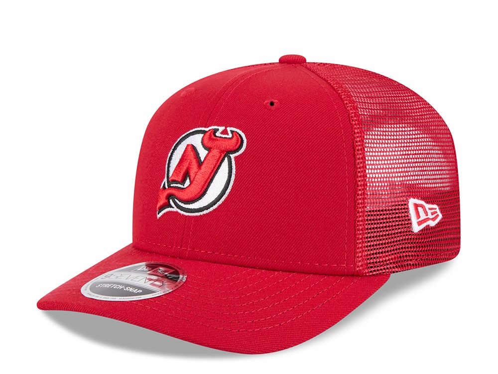 New Era New Jersey Devils Red Edition 9Seventy Trucker Snapback Cap