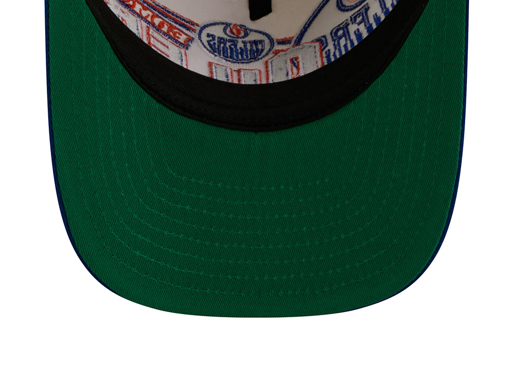 New Era Edmonton Oilers Classic Logo Two Tone Edition 9Fifty A Frame Snapback Cap