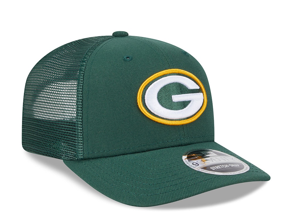 New Era Green Bay Packers Green Edition 9Seventy Trucker Snapback Cap