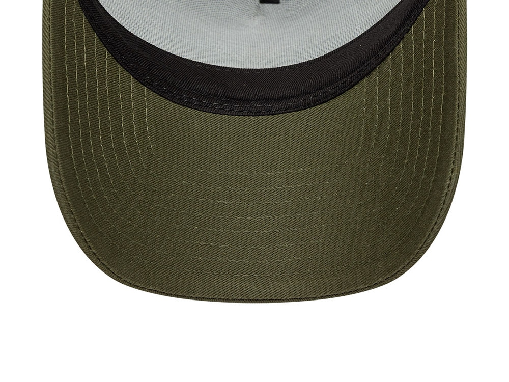 New Era Summer Patch Olive Edition 9Forty A Frame Trucker Snapback Cap