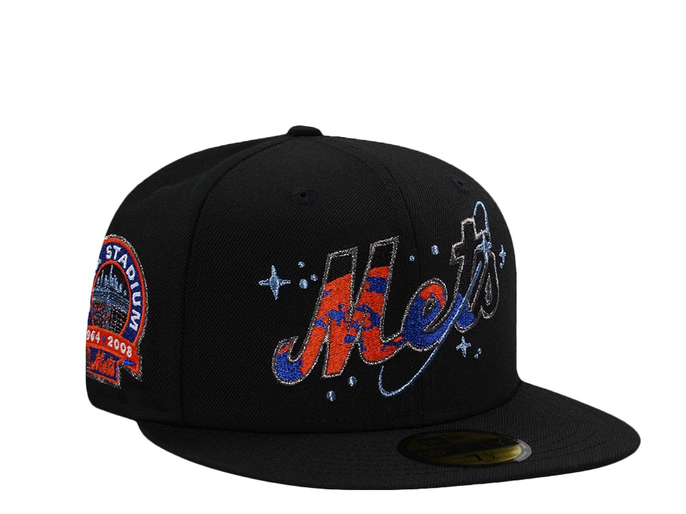 New Era New York Mets Shea Stadium Black Prime Edition 59Fifty Fitted Cap