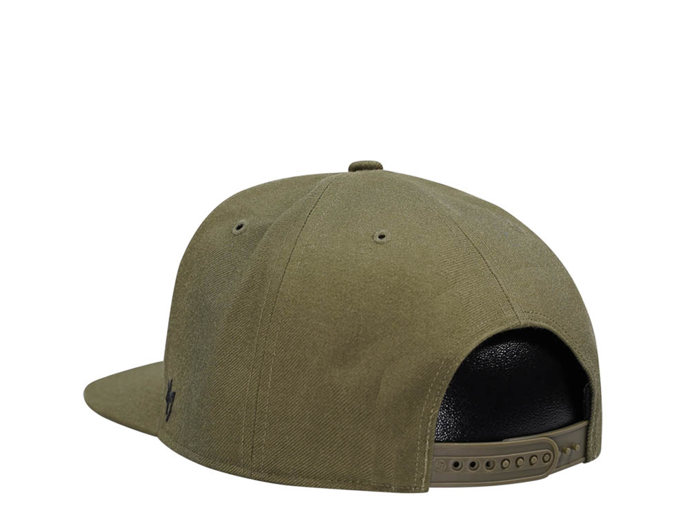 47Brand Los Angeles Dodgers Sandalwood Ballpark Camo Captain MVP Snapback Cap