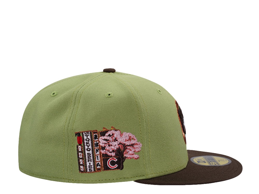 New Era Chicago Cubs Tokyo Series Matcha Two Tone Edition 59Fifty Fitted Cap