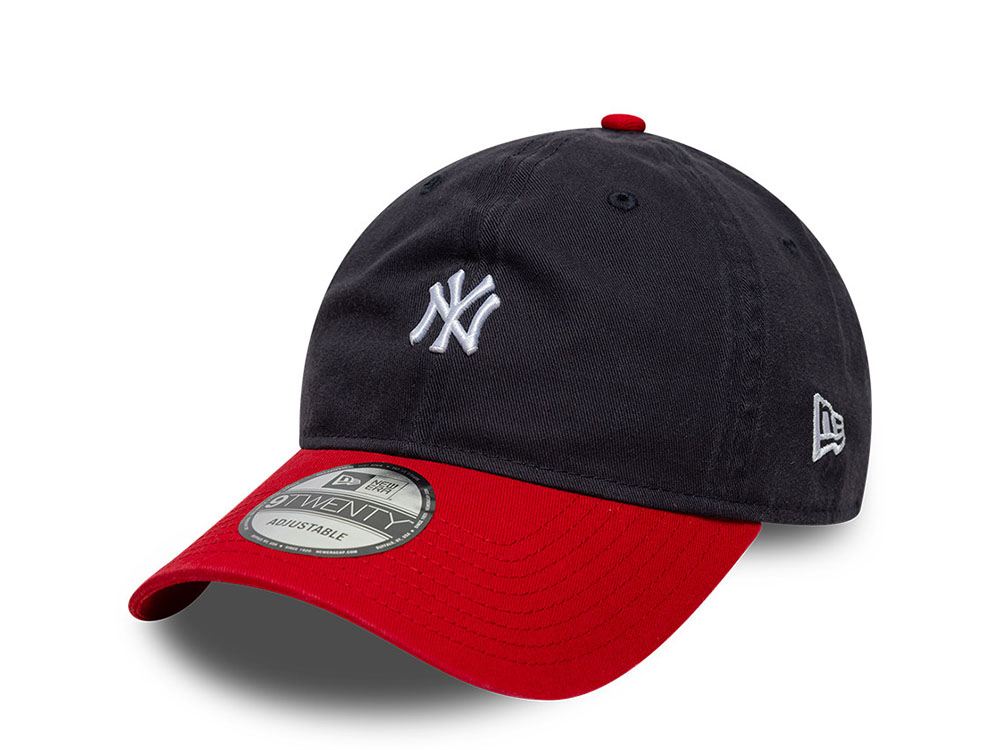 New Era New York Yankees Washed Mini Logo Two Tone 9Twenty Strapback Cap