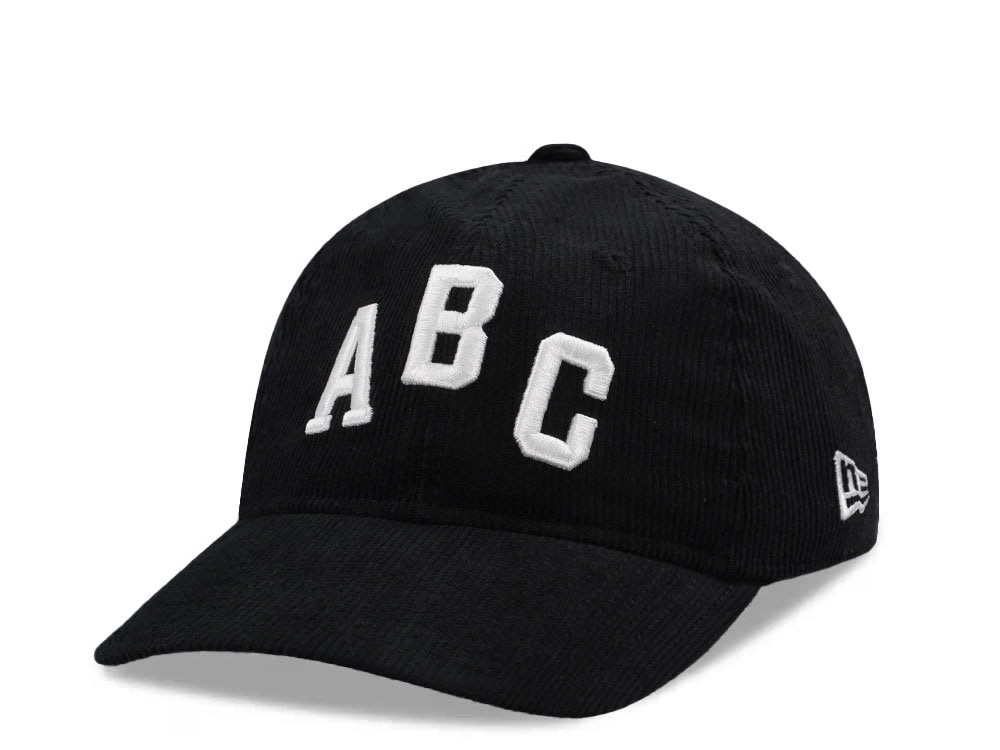 New Era Atlanta Black Crackers Corduroy Black Prime Edition 9Twenty Adjustable Cap