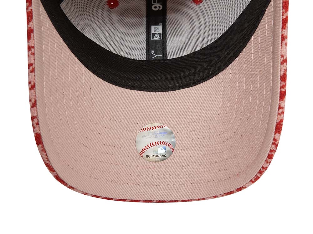 New Era New York Yankees Houndstooth Pink Womens 9Forty Snapback Cap