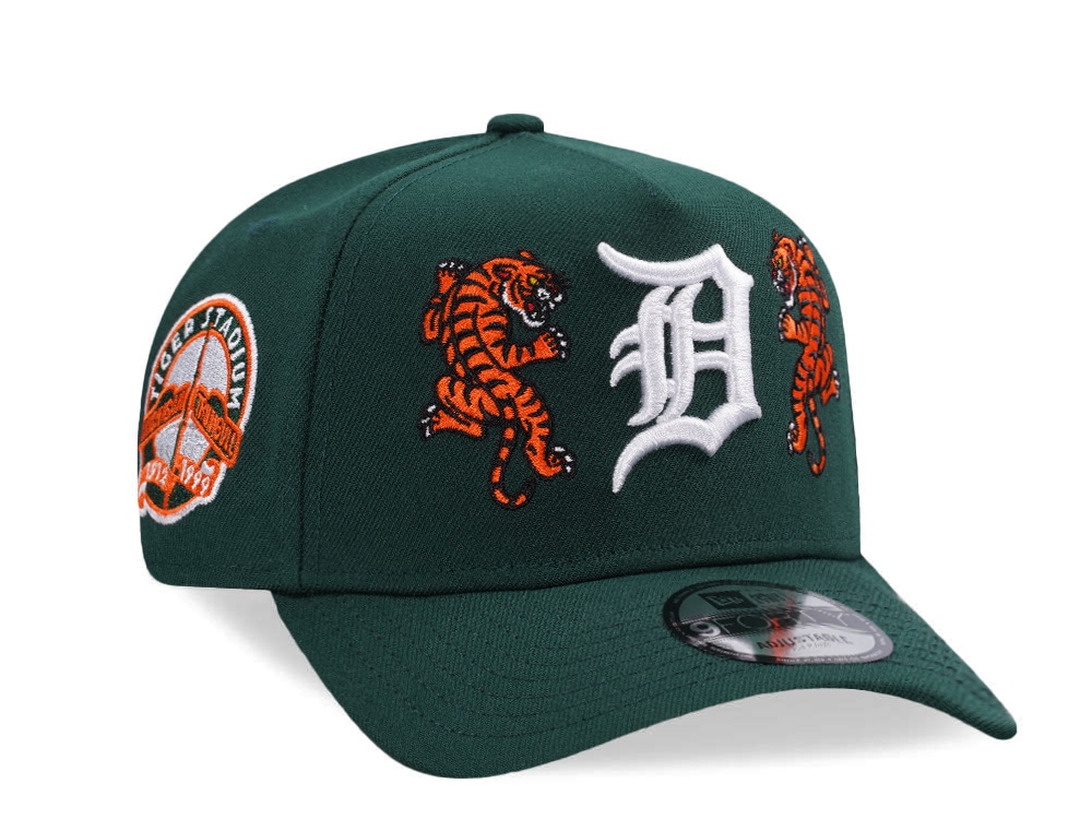 New Era Detroit Tigers Stadium Series Tiger Dark Green Prime Edition 9Forty A Frame Snapback Cap