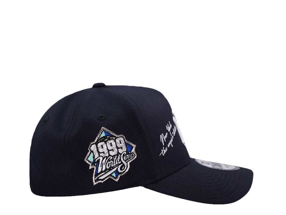 New Era New York Yankees World Series 1999 Navy Prime Edition 9Forty A Frame Snapback Cap