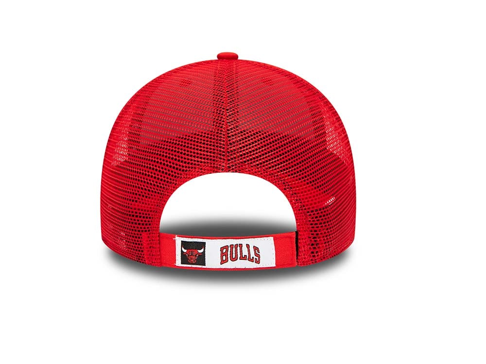 New Era Chicago Bulls Home Field Red 9Forty Trucker Strapback Cap