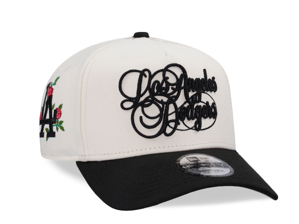 New Era Los Angeles Dodgers Chrome Black Prime Two Tone Edition 9Forty A Frame Snapback Cap