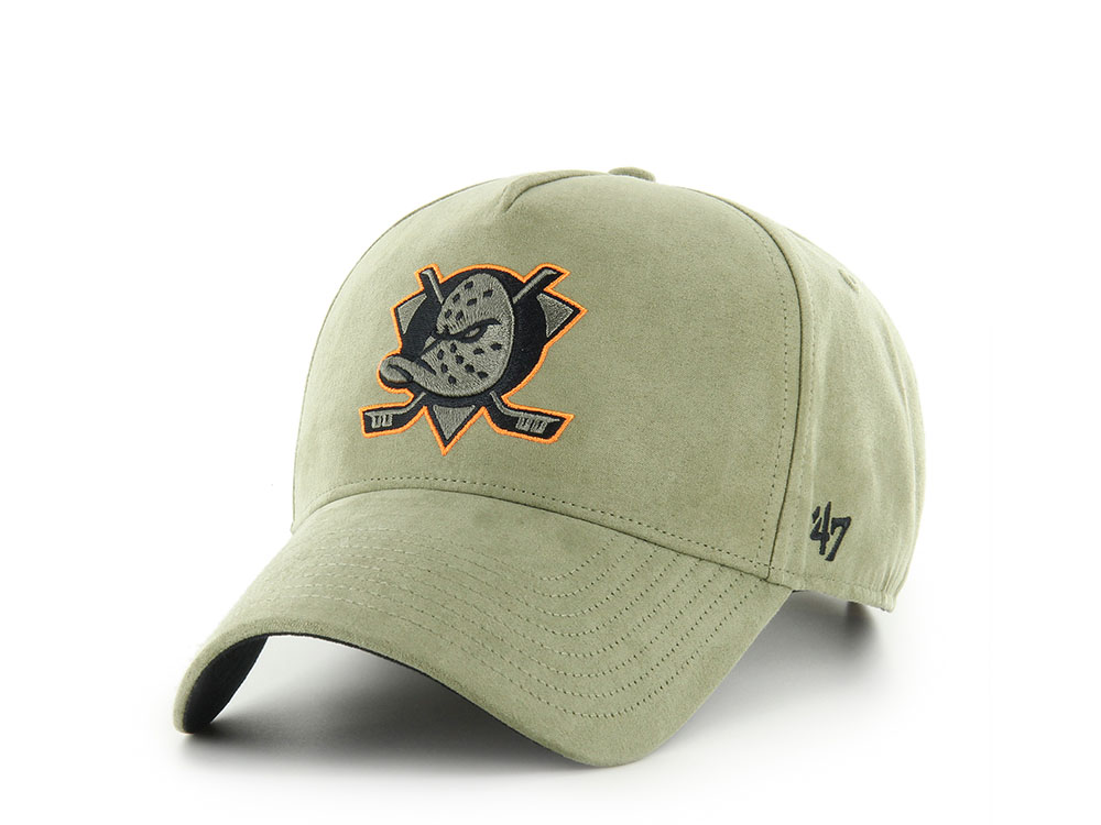 47Brand Anaheim Ducks Sandalwood Ultrasuede Edition MVP Strapback Cap