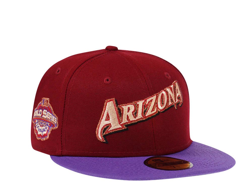 New Era Arizona Diamondbacks World Series 2001 Script Prime Edition 59Fifty Fitted Cap