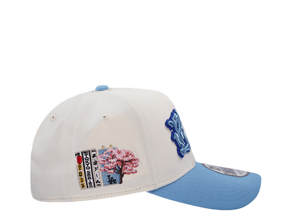 New Era Los Angeles Dodgers Tokyo Series Chrome Two Tone Edition 9Forty A Frame Snapback Cap